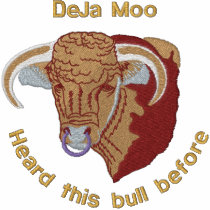 Deja Moo Feeling embroidered shirts