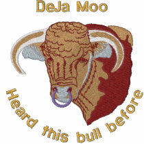 Deja Moo Feeling embroidered shirts