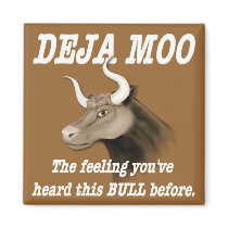 Deja Moo magnets by Spice Deja Moo magnets