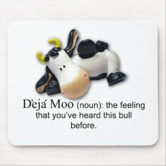 Deja Moo mousepad