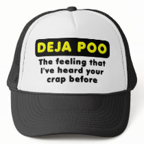 Deja Poo Funny Ball Cap Hat