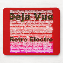 Deja Vue Retro-Electro album art mousemat mousepads