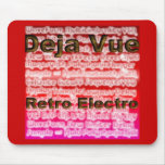 Deja Vue Retro-Electro album art mousemat Mouse Pad