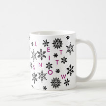 Dejáis le nevar taza de café