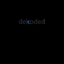 dekoded simple tee white