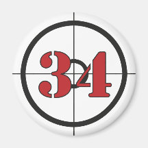 ## del ## 34 imán para frigorífico