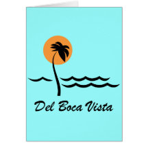 Del Boca Vista Greeting Cards