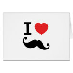 Del corazón I bigote twirly Felicitaciones