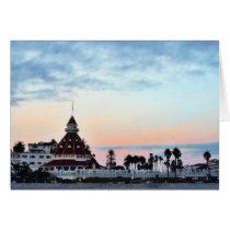 Del Coronado Sunset Card