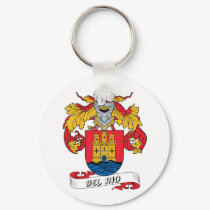 Del Rio Family Crest keychains by coatsofarms Del Rio Family Crest keychains