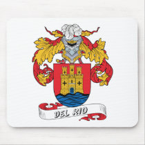 Del Rio Family Crest mousepads by coatsofarms Del Rio Family Crest mousepads