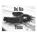 Del Rio Texas spur postcard