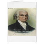 Del sentido común de James Madison cita de la "fil Felicitación
