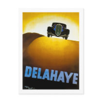 Delahaye - Vintage Advertisement Post Cards