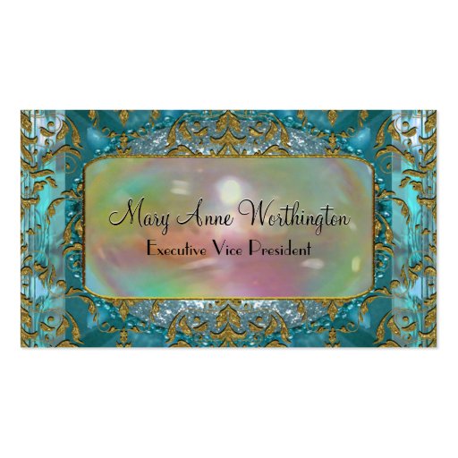 Delancey by the Sea Elegant  Professional Business Card (front side)