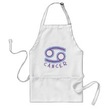Delantal del Bbq del cáncer del zodiaco