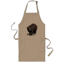 Delantal del dibujo del oso