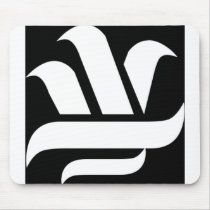Delason Knowledge (black on white) - Customized mousepads