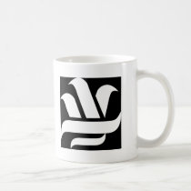 Delason Knowledge (black on white) mugs