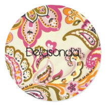 Delasonda Paisley Decal stickers