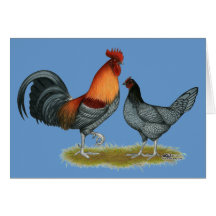 Delaware Blue Hen Card