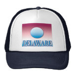 Delaware Blue Sunset Airbrush Trucker Hats