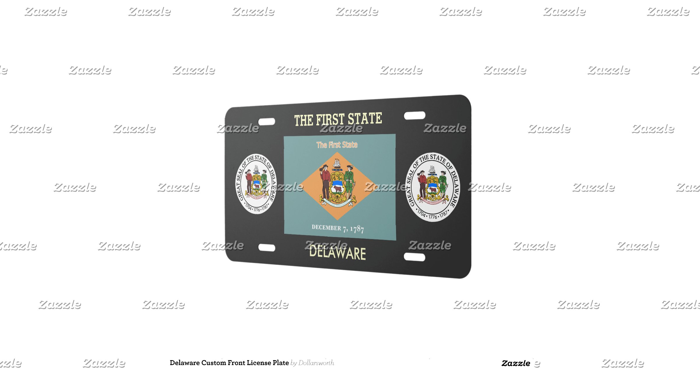 delaware_custom_front_license_platerbf6108fe57644a73a13ebc4381afe53f