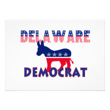 Delaware Democrat Custom Invitations