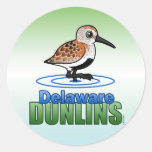 Delaware Dunlins Round Sticker