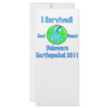 Delaware Earthquake of 2011 Custom Rack Card