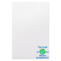 Delaware Earthquake of 2011 Stationery