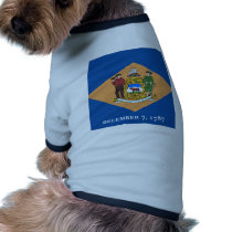 Delaware Flag pet clothing by usaflags Delaware Flag pet clothing