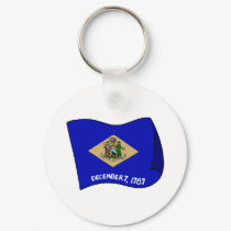 Delaware Flag keychains by GeographyTees Delaware Flag keychains