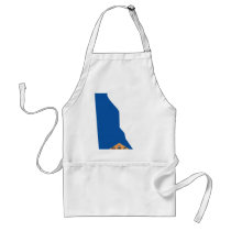 Delaware Flag Map aprons by usaflags Delaware Flag Map aprons