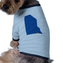 Delaware Flag Map pet clothing by usaflags Delaware Flag Map pet clothing