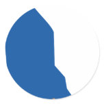 Delaware Flag Map
