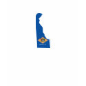 Delaware Flag Map t-shirts by usaflags Delaware Flag Map t-shirts