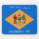 Delaware Flag Mousepad
