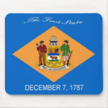 Delaware Flag Mousepad