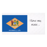 Delaware Flag Customized Photo Card