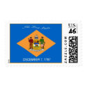 Delaware Flag Postage postage