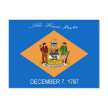 Delaware Flag Postcard