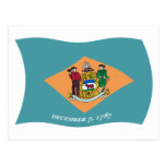 Delaware Flag Postcard