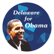 Delaware for Obama Sticker