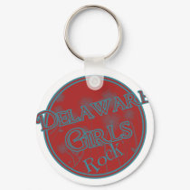 Delaware Girls Rock! keychains by kwit35 Delaware Girls Rock! keychains
