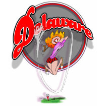 Delaware golf shirt F/B