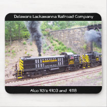 Delaware Lackawanna Railroad Company Alco RS-3s mousepads