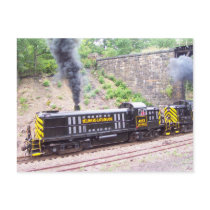 Delaware Lackawanna Railroad Company Alco RS-3s Post Card