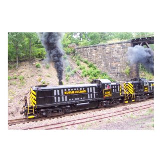 Delaware Lackawanna Railroad Company Alco RS-3s print
