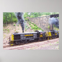 Delaware Lackawanna Railroad Company Alco RS-3s Poster